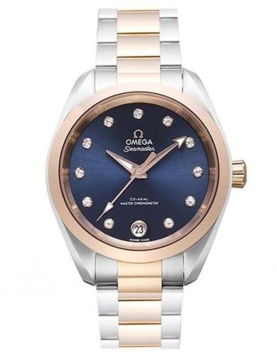 Omega Damklocka 220.20.34.20.53.001 Seamaster Aqua Terra 150M Blå/18