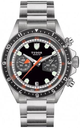 Tudor Herrklocka M70330N-0005 Heritage Svart/Stål Ø42 mm