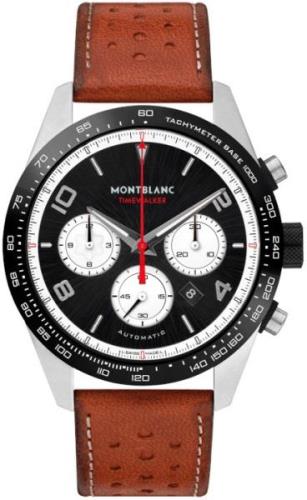 Montblanc Herrklocka 119942 Timewalker Svart/Läder Ø43 mm