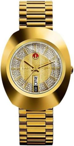 Rado Herrklocka R12413243 Diastar Original Gulguldstonad/Gulguldtonat