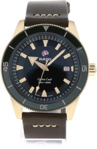 Rado Herrklocka R32504315 Captain Cook Grön/Läder Ø42 mm