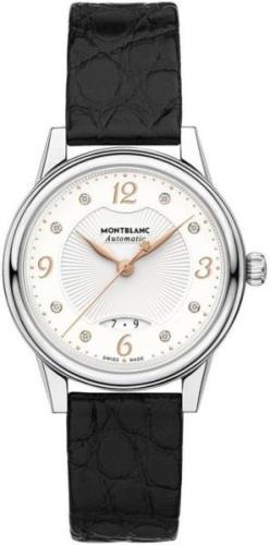 Montblanc Damklocka 119918 Boheme Vit/Läder Ø30 mm