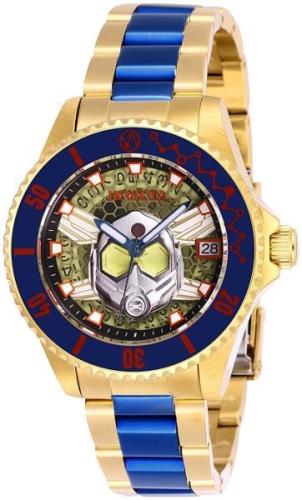 Invicta Damklocka 27782 Marvel Gul/Stål Ø38 mm