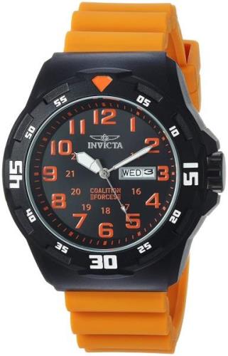 Invicta Herrklocka 25329 Coalition Forces Svart/Gummi Ø45 mm