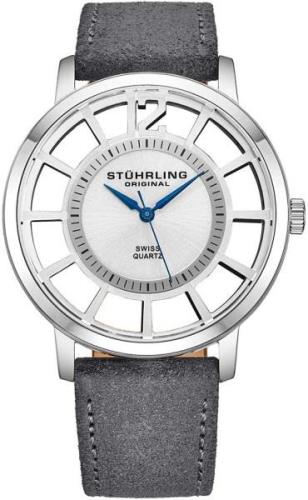 Stührling Original Herrklocka 388S2.04 Classic Silverfärgad/Läder