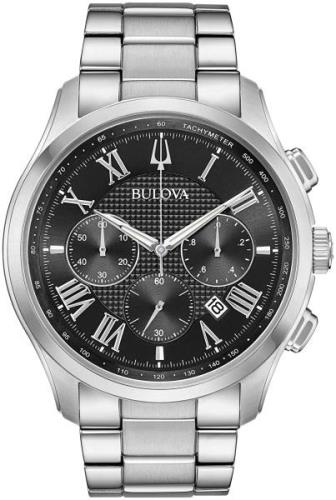 Bulova Herrklocka 96B288 Classic Svart/Stål Ø46.5 mm