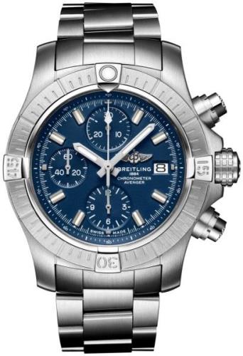 Breitling Herrklocka A13385101C1A1 Avenger Chronograph 43 Blå/Stål