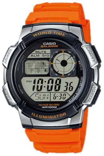 Casio Herrklocka AE-1000W-4BVEF Collection LCD/Resinplast Ø43.7 mm