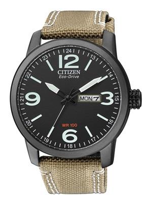 Citizen Herrklocka BM8476-23EE Sport Svart/Textil Ø42 mm