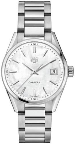 TAG Heuer Damklocka WBK1311.BA0652 Carrera Lady Vit/Stål Ø36 mm