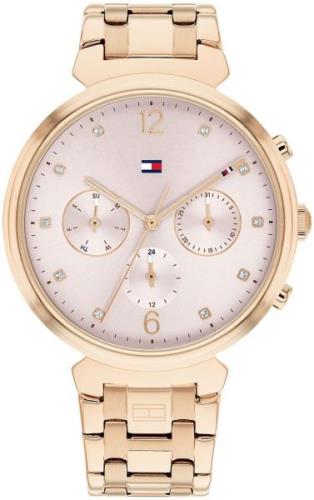 Tommy Hilfiger Damklocka 1782345 Multifunction Rosa/Roséguldstonat