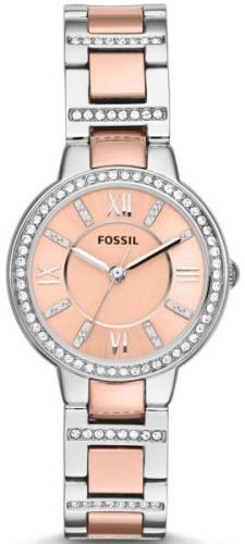 Fossil Damklocka ES3405 Virginia Rosa/Roséguldstonat stål Ø29 mm