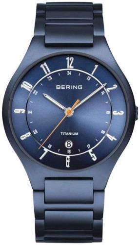 Bering Herrklocka 11739-797 Blå/Titan Ø39 mm