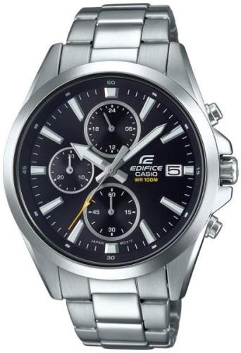 Casio Herrklocka EFV-560D-1AVUEF Edifice Svart/Stål Ø44 mm