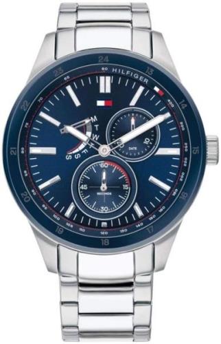 Tommy Hilfiger Herrklocka 1791640 Blå/Stål Ø44 mm