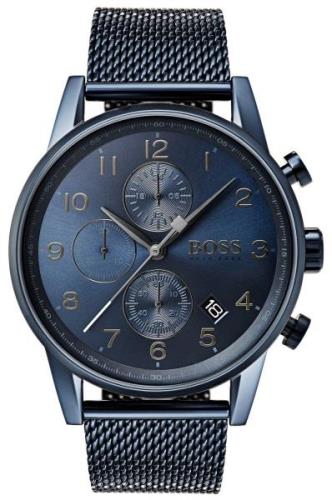 Hugo Boss Herrklocka 1513538 Chronograph Blå/Stål Ø44 mm