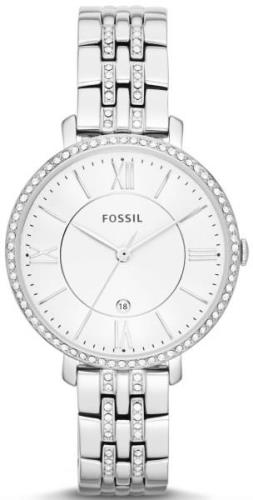 Fossil Damklocka ES3545 Jacqueline Vit/Stål Ø36 mm