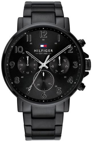 Tommy Hilfiger Herrklocka 1710383 Svart/Stål Ø46 mm