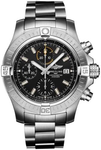 Breitling Herrklocka A13317101B1A1 Avenger Chronograph 45 Svart/Stål