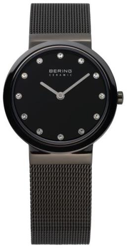 Bering Damklocka 10729-222 Ceramic Svart/Stål Ø29 mm