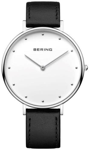 Bering 14839-404 Classic Vit/Läder Ø39 mm