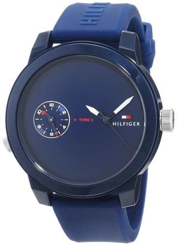 Tommy Hilfiger Herrklocka 1791325 Dress Blå/Gummi Ø44 mm