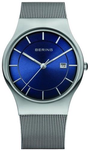 Bering Herrklocka 11938-003 Classic Blå/Stål Ø38 mm