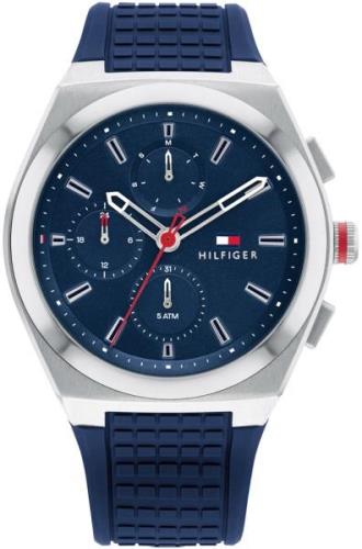 Tommy Hilfiger Herrklocka 1791899 Connor Blå/Gummi Ø44 mm