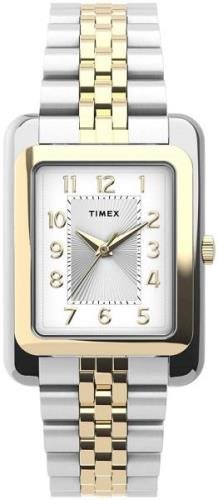 Timex Damklocka TW2U14200 Silverfärgad/Gulguldtonat stål