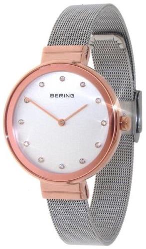 Bering Damklocka 12034-064 Classic Vit/Stål Ø34 mm