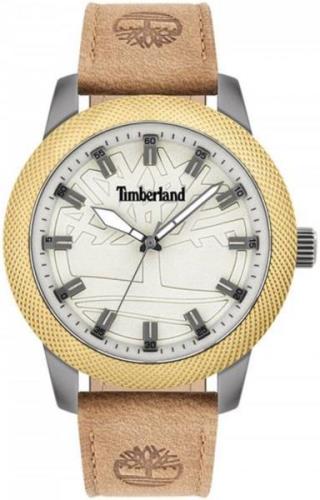 Timberland Herrklocka TBL15949JSUB.63SET Vit/Läder Ø46 mm