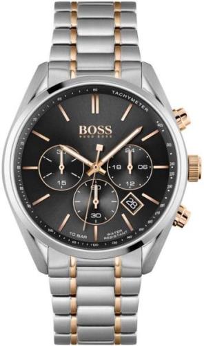 Hugo Boss Herrklocka 1513819 Champion Svart/Roséguldstonat stål