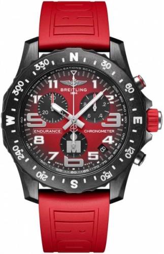 Breitling Herrklocka X823109A1K1S1 Professional Endurance Röd/Gummi