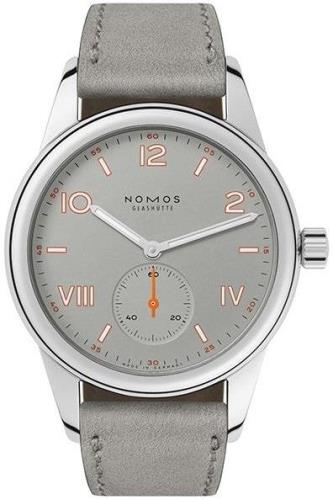 Nomos Glashütte N-712 Club Grå/Läder Ø36 mm