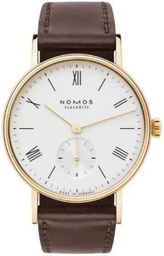 Nomos Glashütte Damklocka N-210 Ludwig Vit/Läder Ø32.8 mm