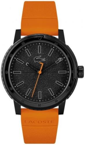 Lacoste Herrklocka 2011095 Challenger Svart/Gummi Ø46 mm