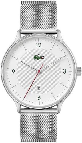 Lacoste Herrklocka 2011136 Club Vit/Stål Ø42 mm