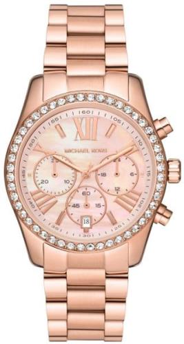 Michael Kors Damklocka MK7242 Lexington Rosa/Roséguldstonat stål