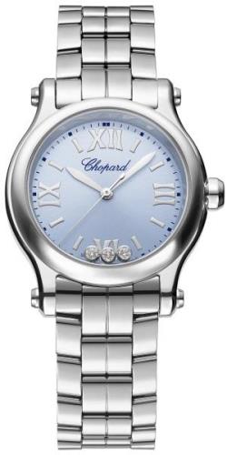 Chopard Damklocka 278590-3010 Happy Sport Blå/Stål Ø30 mm