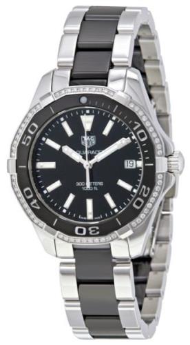 TAG Heuer Damklocka WAY131G.BA0913 Aquaracer Lady Svart/Stål Ø35 mm