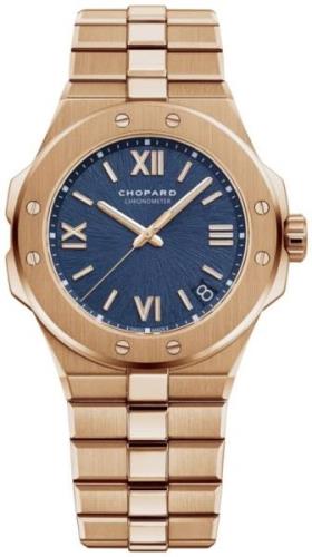 Chopard Herrklocka 295363-5001 Alpine Eagle Blå/18 karat roséguld