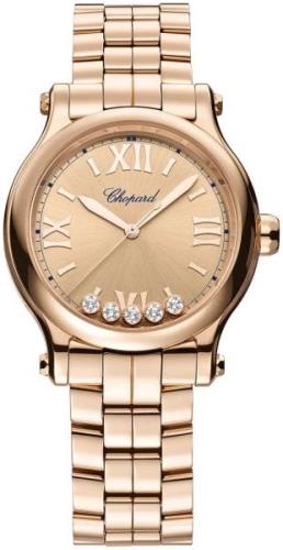 Chopard Damklocka 275378-5008 Happy Sport Roséguldstonad/18 karat