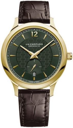 Chopard Herrklocka 161242-0001 L.U.C Grön/Läder Ø40 mm