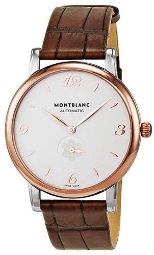 Montblanc Herrklocka 107309 Star Champagnefärgad/Läder Ø39 mm