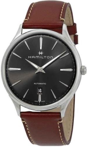 Hamilton Herrklocka H38525881 Jazzmaster Grå/Läder Ø40 mm