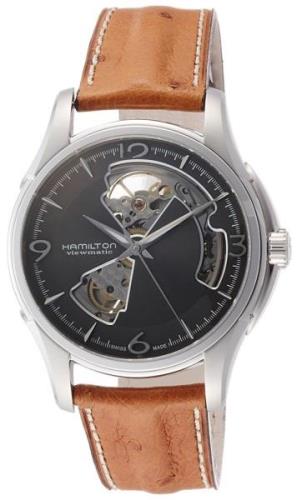 Hamilton Herrklocka H32565585 Jazzmaster Svart/Läder Ø40 mm