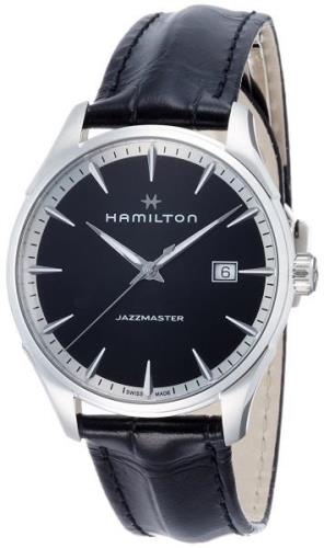 Hamilton Herrklocka H32451731 Jazzmaster Svart/Läder Ø40 mm