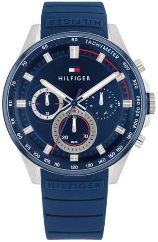 Tommy Hilfiger Herrklocka 1791970 Max Blå/Gummi Ø45 mm