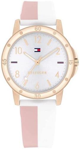 Tommy Hilfiger Damklocka 1720015 Vit/Gummi Ø32 mm