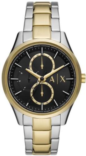 Armani Exchange Herrklocka AX1865 Dante Svart/Guldtonat stål Ø42 mm